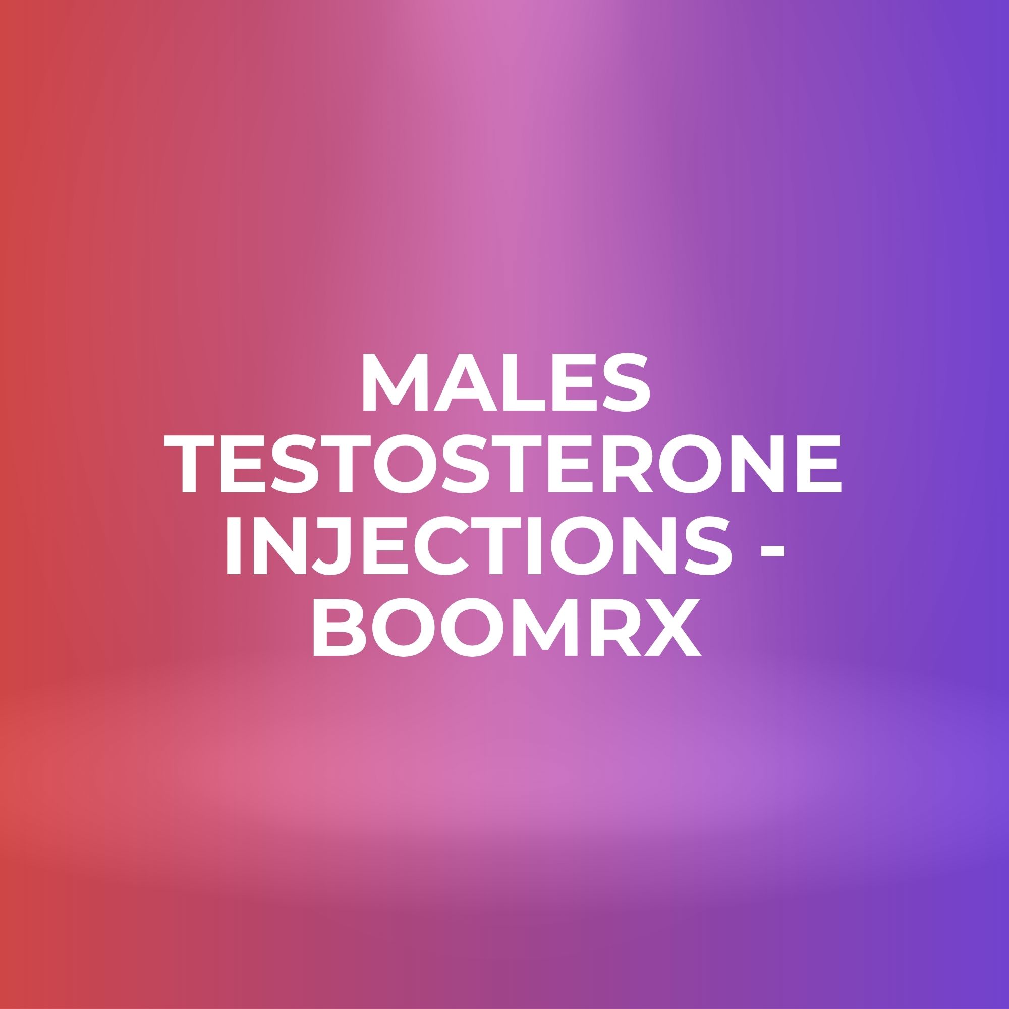 Males Testosterone Injections - BoomRx – Image 1