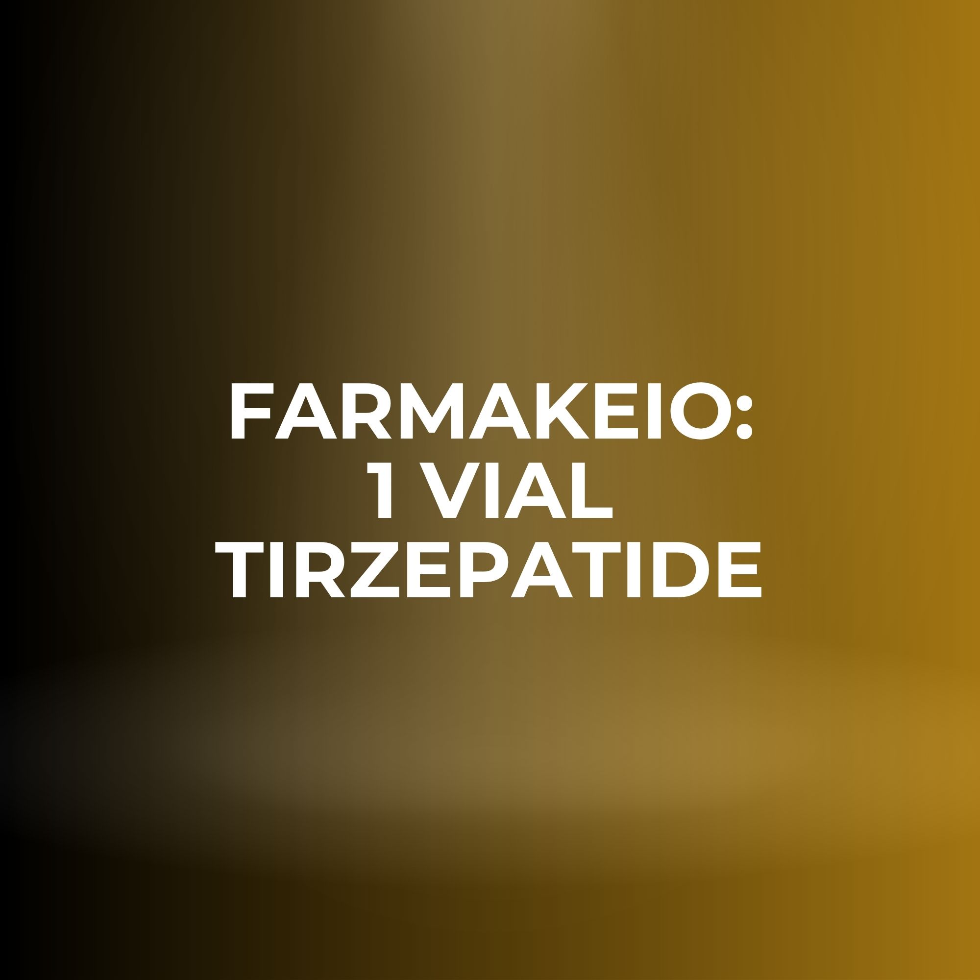 FarmaKeio - 1 Vial Tirzepatide – Image 1