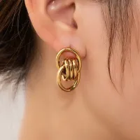 Aretes Rose Chic – Image 2