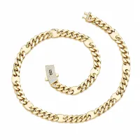 Cadena Monaco Tradicional -Mayorista – Cadena eslabon entorchado 10 mm