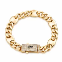 Pulso Monaco Unisex – Pulso eslabon Troquelado 10 mm