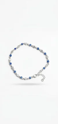Pulsos ojo Turco  -Plata Italiana -Mayorista – Pulso ojo Turco Eslabon Circular -Plata Italiana -Mayorista