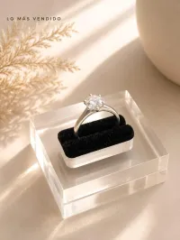 Anillo Promesa Tradicional - Plata Italiana 925 – Image 1