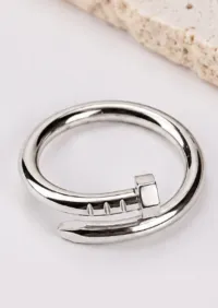  Anillo Clavo Cartier - mayorista – Plateado