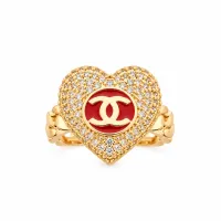 Anillo Chanel Corazón Rojo  – Image 1