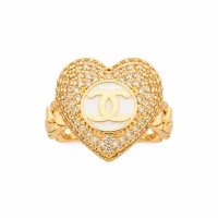 Anillo Chanel Corazón Blanco – Image 1