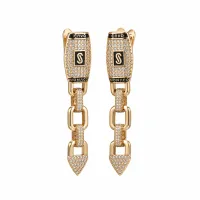 Aretes Mónaco Eslabón largo – Image 1
