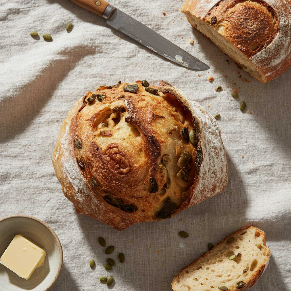 Jalapeño Cheddar Artisan Sourdough Loaf – Image 2