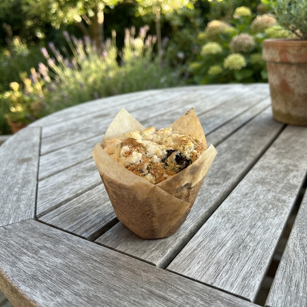 Blueberry Lemon Sourdough Crumble Muffins – Image 1