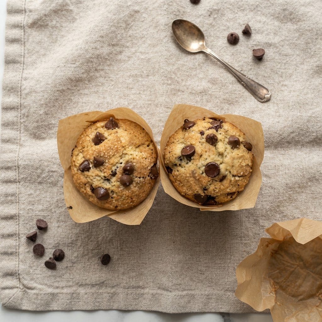 Bakery Style Sourdough Chocolate Chip Muffins – Image 2