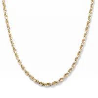 14k Gold Rope Necklace  – Image 1