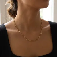 14k Necklace Paper Clip – Image 2