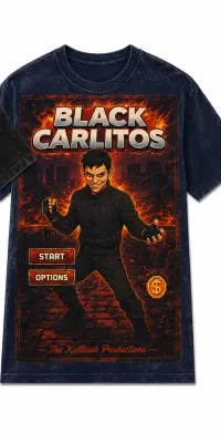 011-1-2N. Final Boss Edition. Black Carlitos. Navy. – Image 1