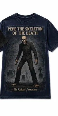 010-5-2N. Pepe rise from the grave collection. Navy. – Image 1