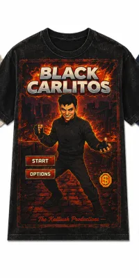 011-1-3B. Final Boss Edition. Black Carlitos. Black. – Image 1
