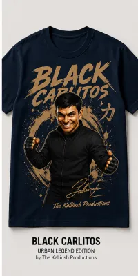 017-7-2N. Urban Legend. Black Carlitos. Navy. – Image 1