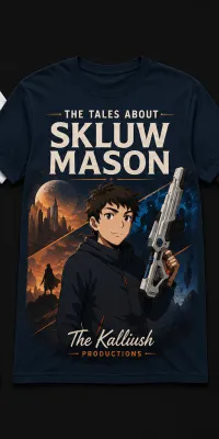 028-5-2N. Sklum Mason. The tales about Skluw Mason. Azul marino.. – Image 1