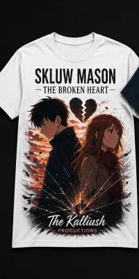 029-6-1W. Sklum Mason. The broken heart. Blanca. – Image 1