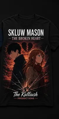 029-6-3B. Sklum Mason. The broken heart. Black. – Image 1