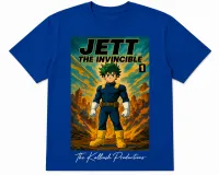 031-1-2N. Jett The Invencible. Personaje. Azul marino. – Image 1