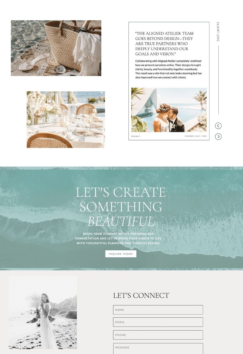 Coastal Amor Showit Website Template – Image 6