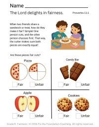 Building Character in Kindergarten: Fairness Lesson – Image 3