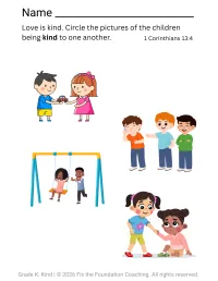Building Character in Kindergarten: Kindness Lesson – Image 2