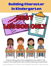 Building Character in Kindergarten: Zest Lesson – Image 2