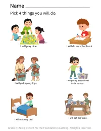 Building Character in Kindergarten: Zest Lesson – Image 3