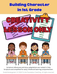 Building Character in 1st Grade: Creativity Lesson (Printable PDF) – Image 2