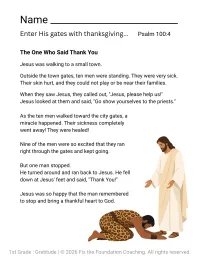Building Character in 1st Grade: Gratitude Lesson (Printable PDF) – Image 3