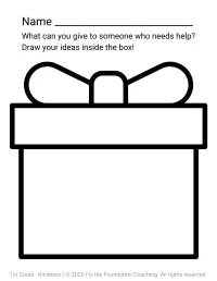 Building Character in 1st Grade: Kindness Lesson (Printable PDF) – Image 3
