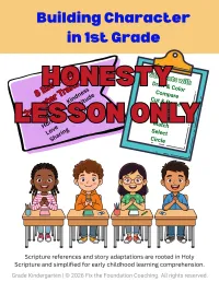 Building Character in 1st Grade: Honesty Lesson (Printable PDF) – Image 2