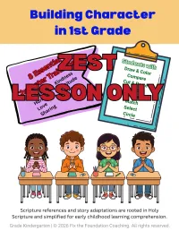 Building Character in 1st Grade: Zest Lesson (Printable PDF) – Image 2