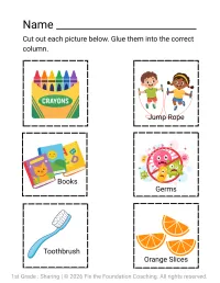 Building Character in 1st Grade: Sharing Lesson (Printable PDF) – Image 2