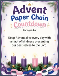 Advent Paper Chain Activity (Ages 4-6) – Image 1