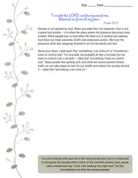 The Anxiety Journal: A 4-Week Scripture Journey from Fear to Trust – Image 6