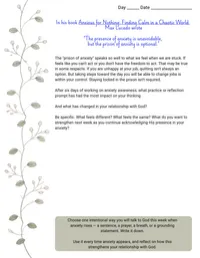The Anxiety Journal: A 4-Week Scripture Journey from Fear to Trust – Image 4