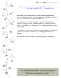 The Anxiety Journal: A 4-Week Scripture Journey from Fear to Trust – Image 5