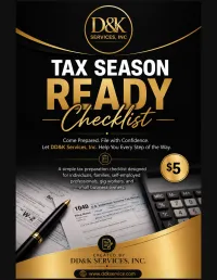 TAX SEASON READY CHECK LIST – Image 1