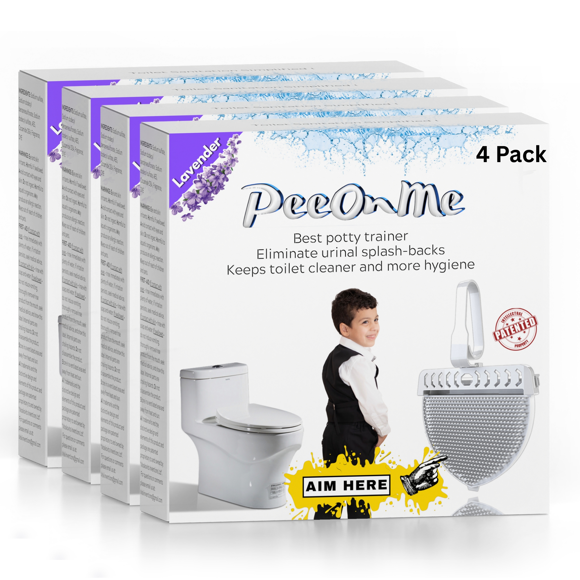 PeeOnMe Lavender - 4-Pack – Image 1