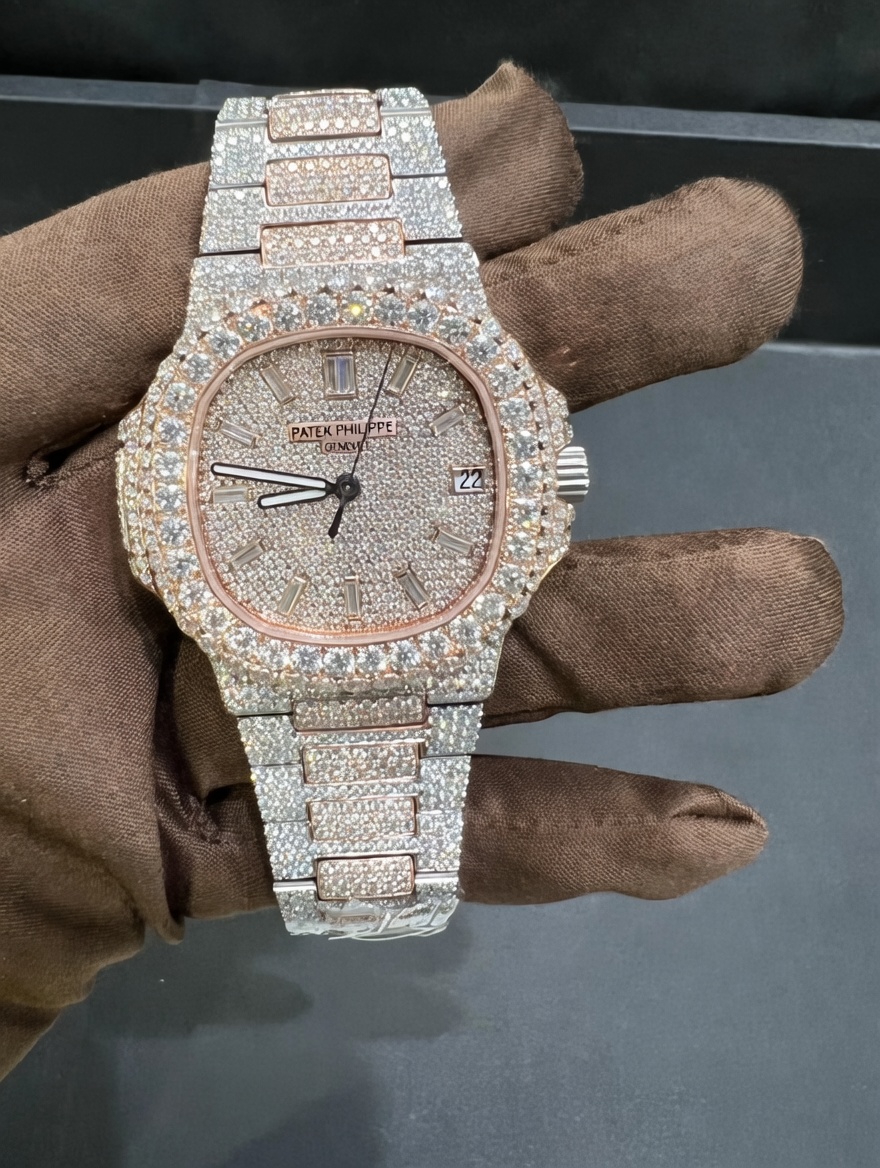 VVS Moissanite P@tek Phi!ippe 5711 | Rose Gold – Bild 4