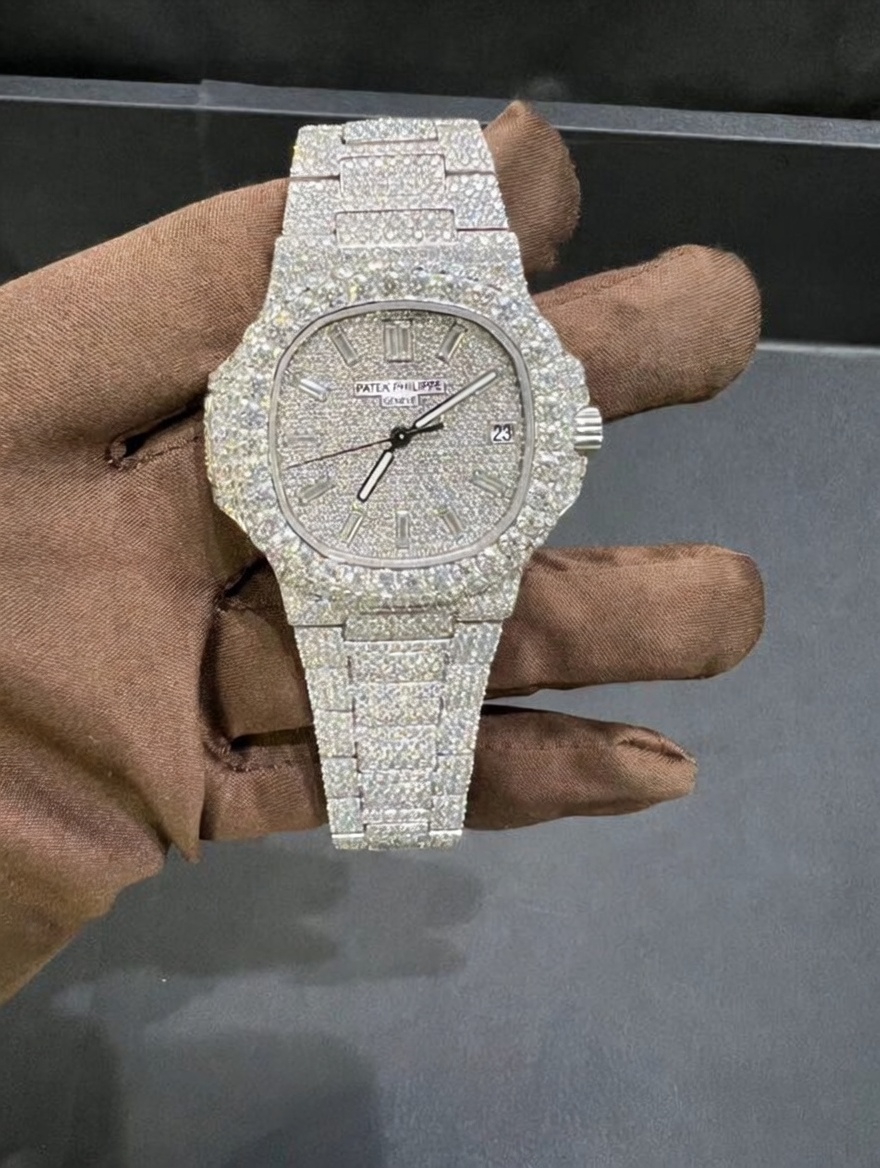 VVS Moissanite P@tek Phi!ippe 5711 | White Gold – Bild 3