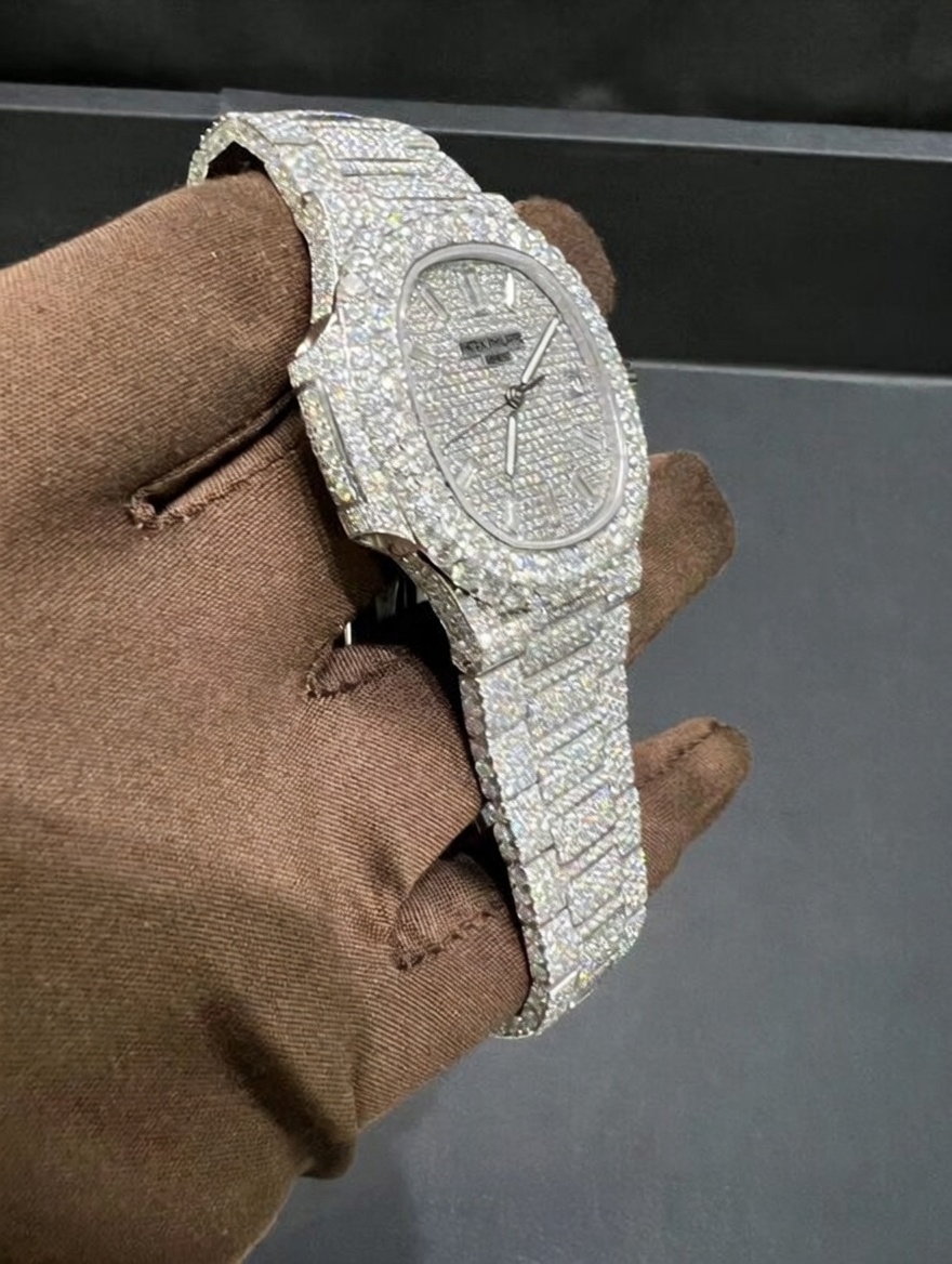 VVS Moissanite P@tek Phi!ippe 5711 | White Gold – Bild 4