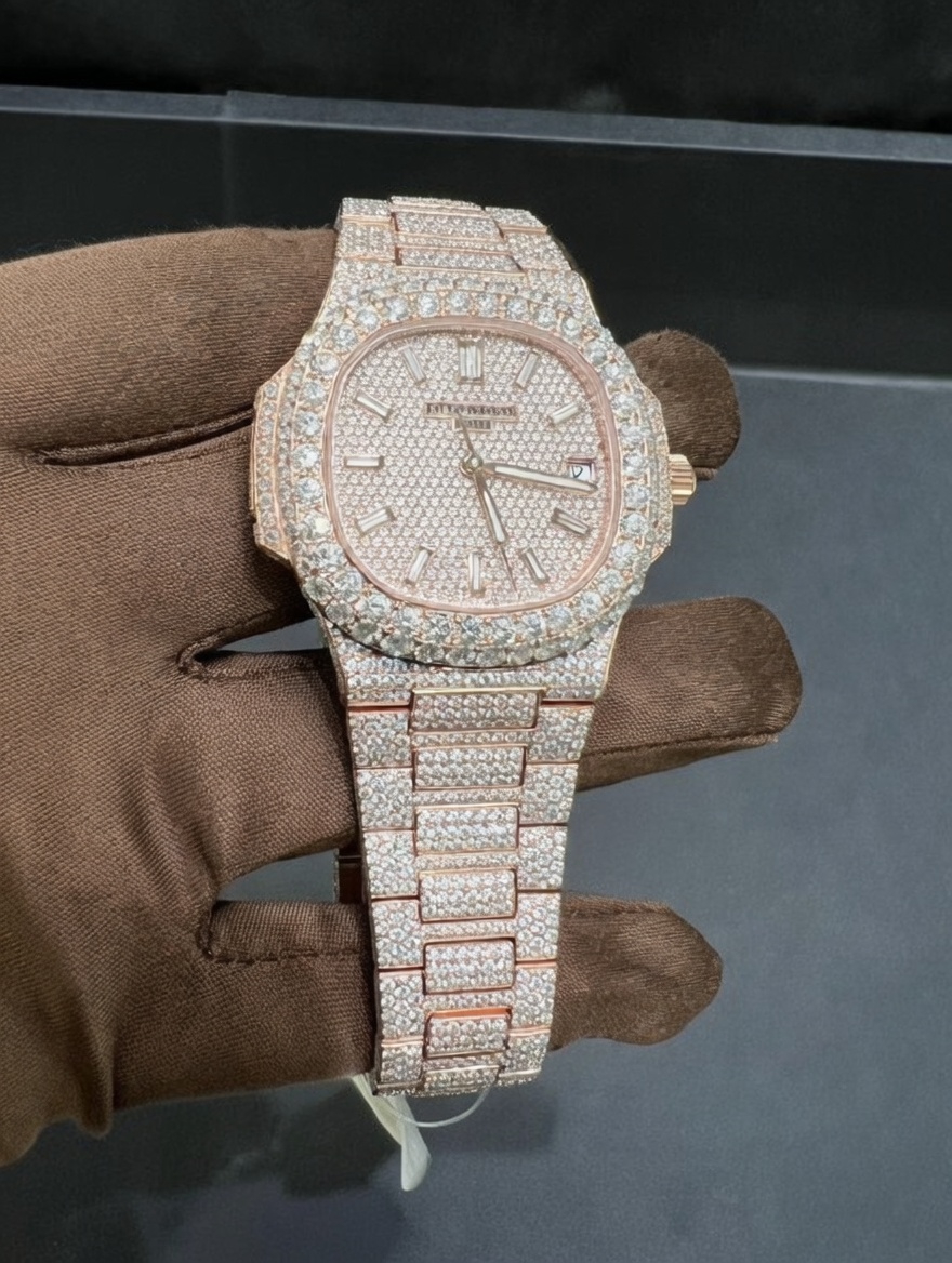 VVS Moissanite P@tek Phi!ippe 5711 | Rose Gold – Image 4