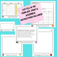 Substitute Teacher Notes Template – Image 3