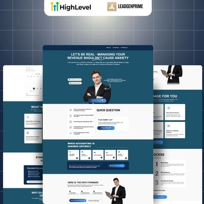 Tax Service Client Acquisition Funnel Template - Tael Themed – Image 1