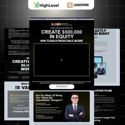 Workshop Registration Funnel Template - Gray Themed – Image 1