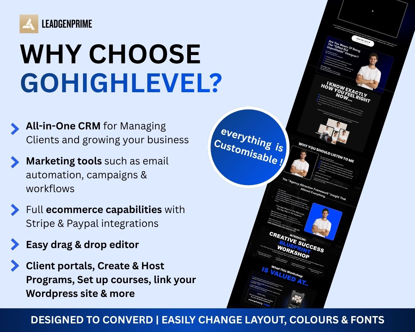 Workshop Registration Funnel Template - Blue Themed – Image 5