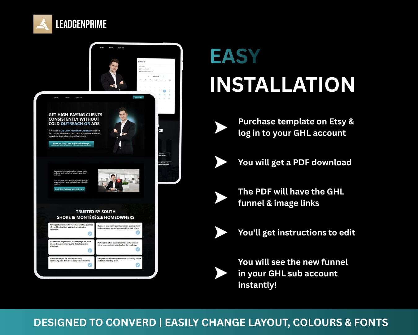5-Day Challenge Funnel Template - Black Themed – Image 8
